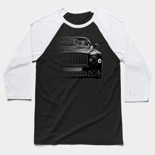 Bentley Mulsanne Speed  Black And White Cars Form Baseball T-Shirt